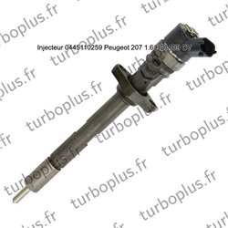 Injecteur Peugeot 207 1.6 HDI 109 CV 0445110259