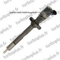 Injecteur Peugeot 407 1.6 HDI 110 CV 0445110259