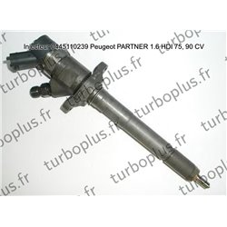 Injecteur Peugeot PARTNER 1.6 HDI 75, 90 CV 0445110239