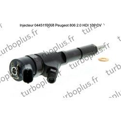 Injecteur Peugeot 806 2.0 HDI 109 CV 0445110008