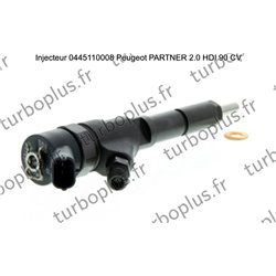 Injecteur Peugeot PARTNER 2.0 HDI 90 CV 0445110008
