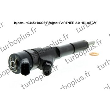 Injecteur Peugeot PARTNER 2.0 HDI 90 CV 0445110008