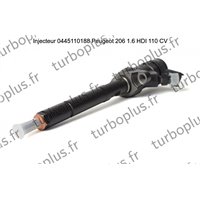 Injecteur Peugeot 206 1.6 HDI 110 CV 0445110188