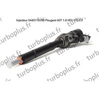Injecteur Peugeot 407 1.6 HDI 110 CV 0445110188