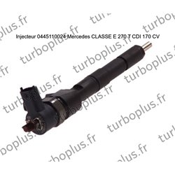 Injecteur Mercedes CLASSE E 270 T CDI 170 CV 0445110024