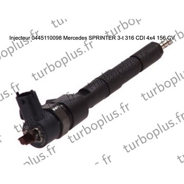 Injecteur Mercedes SPRINTER 3-t 316 CDI 4x4 156 CV 0445110098
