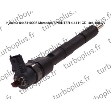Injecteur Mercedes SPRINTER 4-t 411 CDI 4x4 109 CV 0445110098