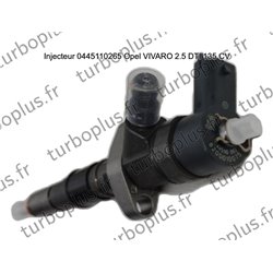 Injecteur Opel VIVARO 2.5 DTI 135 CV 0445110265