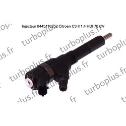 Injecteur Citroen C3 II 1.4 HDI 70 CV 0445110252