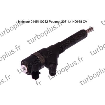 Injecteur Peugeot 207 1.4 HDI 68 CV 0445110252