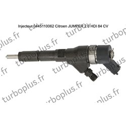 Injecteur Citroen JUMPER 2.0 HDI 84 CV 0445110062
