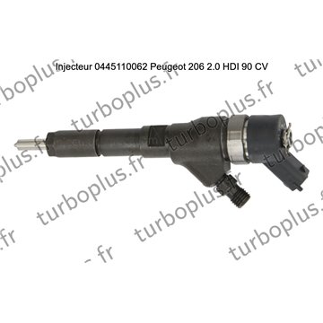 Injecteur Peugeot 206 2.0 HDI 90 CV 0445110062