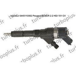 Injecteur Peugeot BOXER 2.2 HDI 101 CV 0445110062