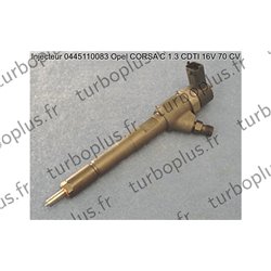 Injecteur Opel CORSA C 1.3 CDTI 70 CV 0445110083