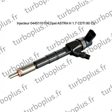 Injecteur Opel ASTRA H 1.7 CDTI 80 CV 0445110174
