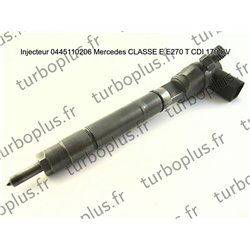 Injecteur Mercedes CLASSE E 270 CDI 170 CV 0445110206