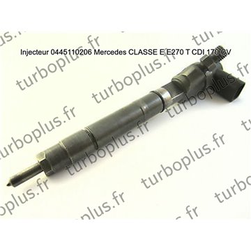 Injecteur Mercedes CLASSE E 270 CDI 170 CV 0445110206