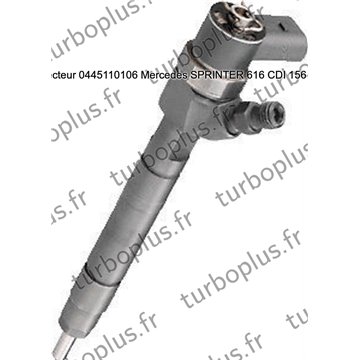 Injecteur Mercedes SPRINTER 616 CDI 156 CV 0445110106