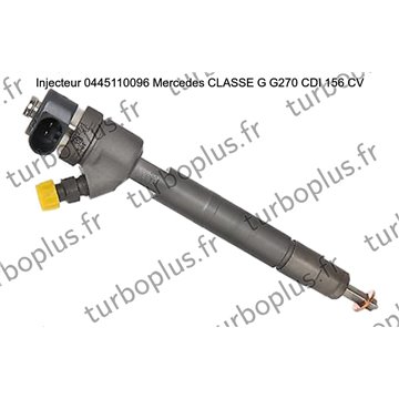 Injecteur Mercedes CLASSE G G270 CDI 156 CV 0445110096