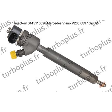 Injecteur Mercedes Viano V200 CDI 102 CV 0445110096