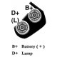 ALTERNATEUR - Citroen, Peugeot 1.5 D 0986040201